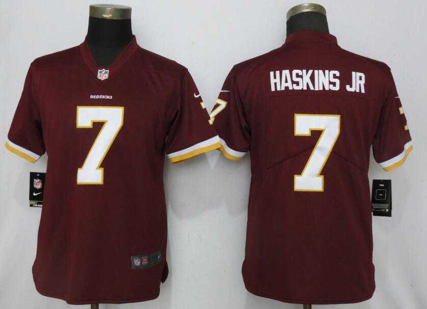 Women Nike Redskins 7 Dwayne Haskins Burgundy Vapor Untouchable Limited Jersey,We sell and wholesale Women Nike Redskins 7 Dwayne Haskins Burgundy Vapor Untouchable Limited Jersey on line form chian!